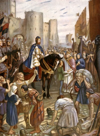 William Rufus at the Tower of London by Charles Goldsborough Anderson